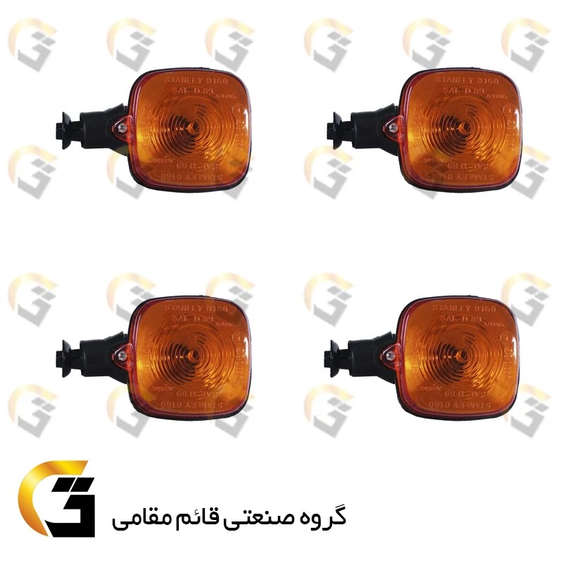چراغ راهنما موتورسیکلت هوندا 125،150،200 جنس اعلا بسته 4 عددی برند قائم مقامی