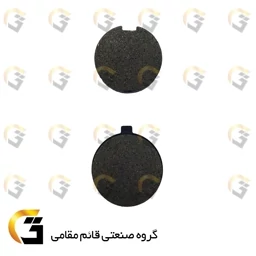 لنت دیسکی ترمز جلو موتور سیکلت گرد کد 1051 مناسب برای تریل جی وای GY 200